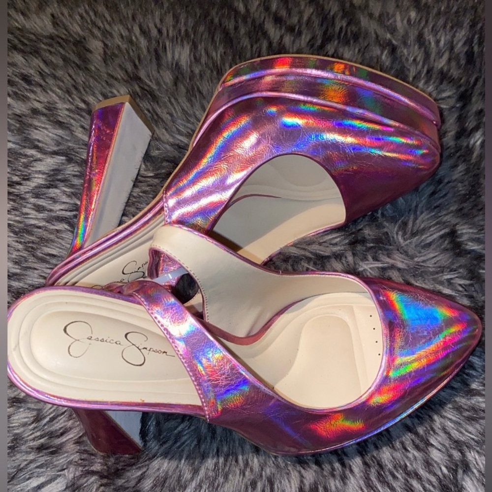 Pink Sling Back Pumps 9